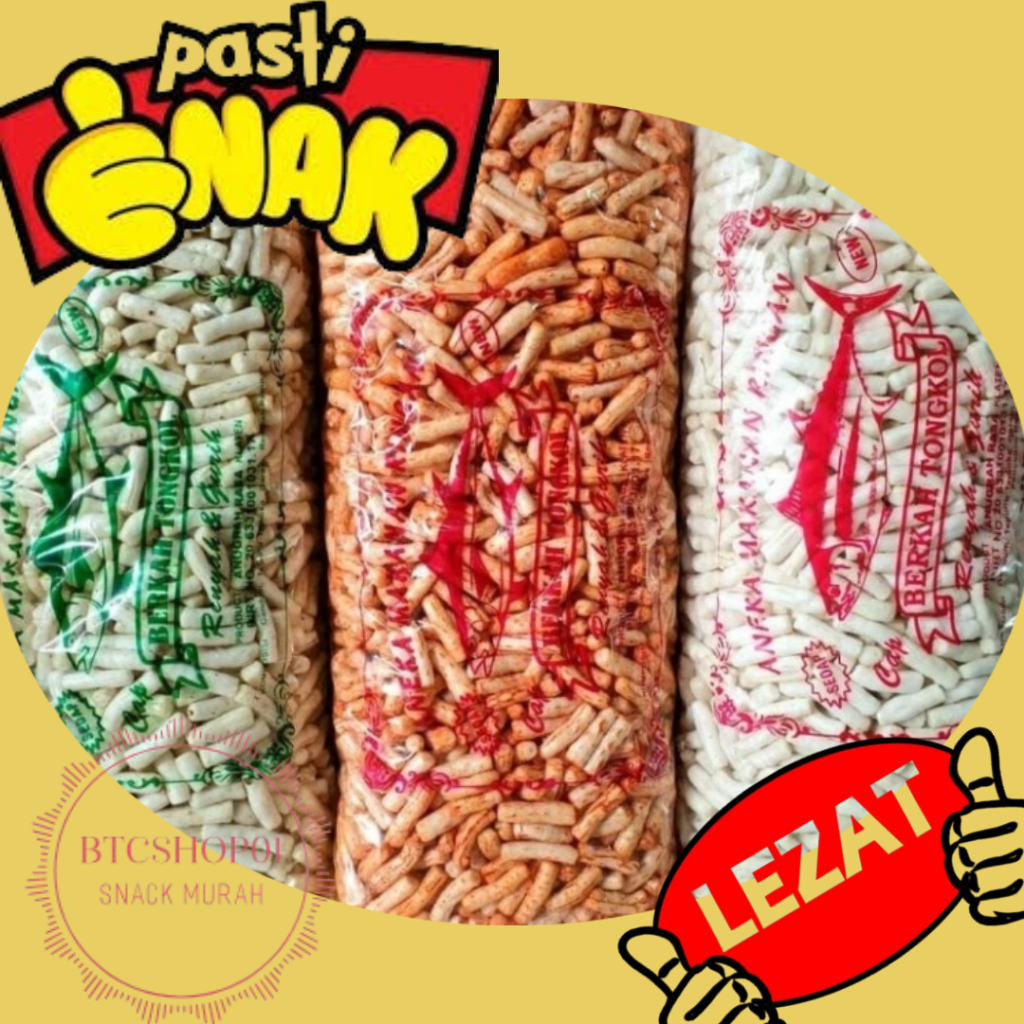 

KERUPUK STIK TONGKOL PEDAS LOMBOK IJO RENYAH KRUPUK STIK IKAN TONGKOL