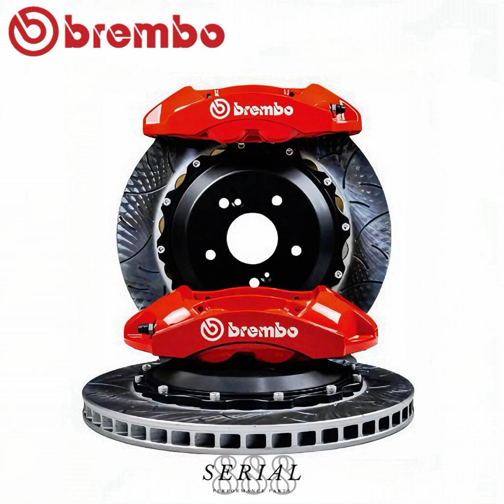 BBK Big Brake Kit Rem Disc Brembo TS3 4pot Original Free Braided Brake