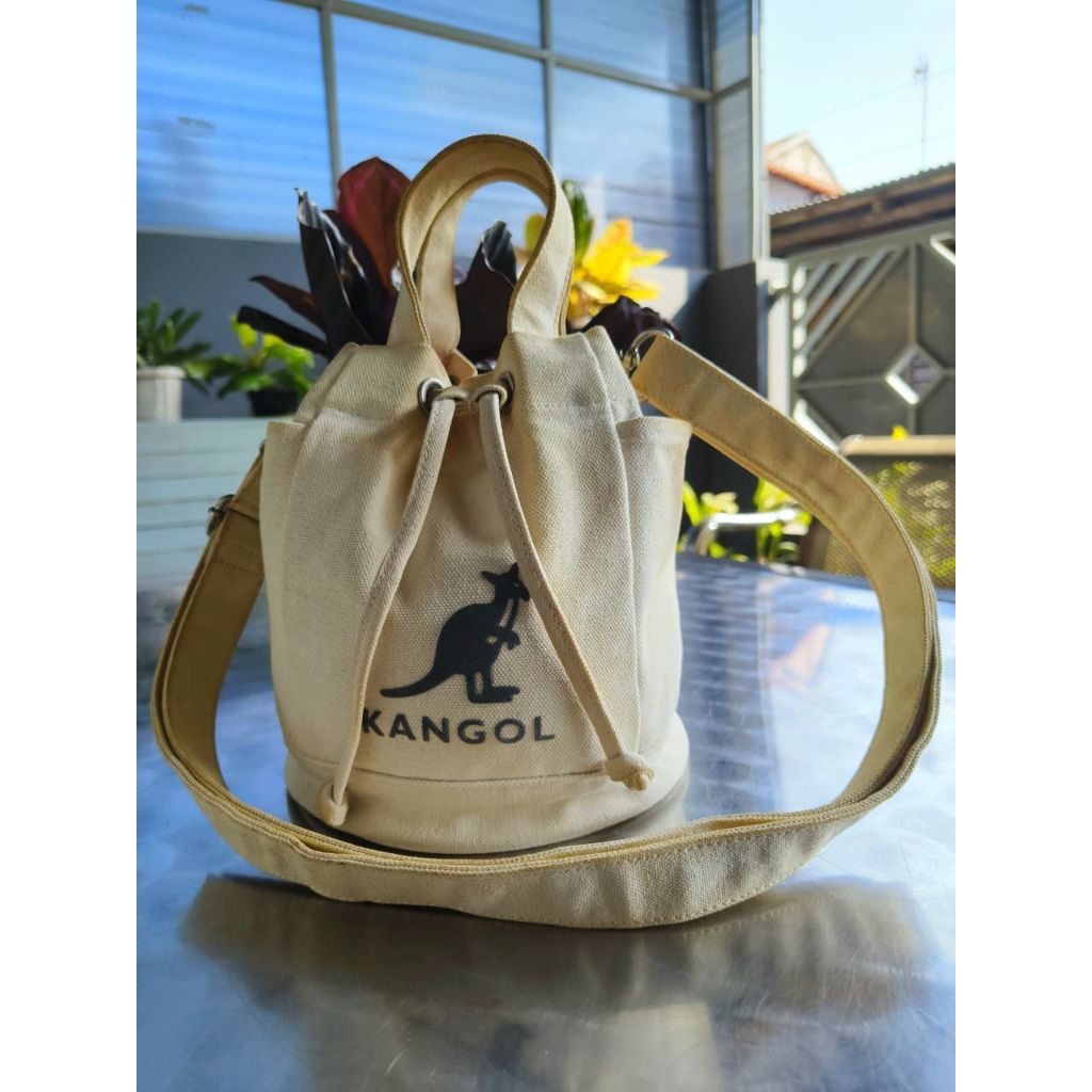 kangol bucket sling bag