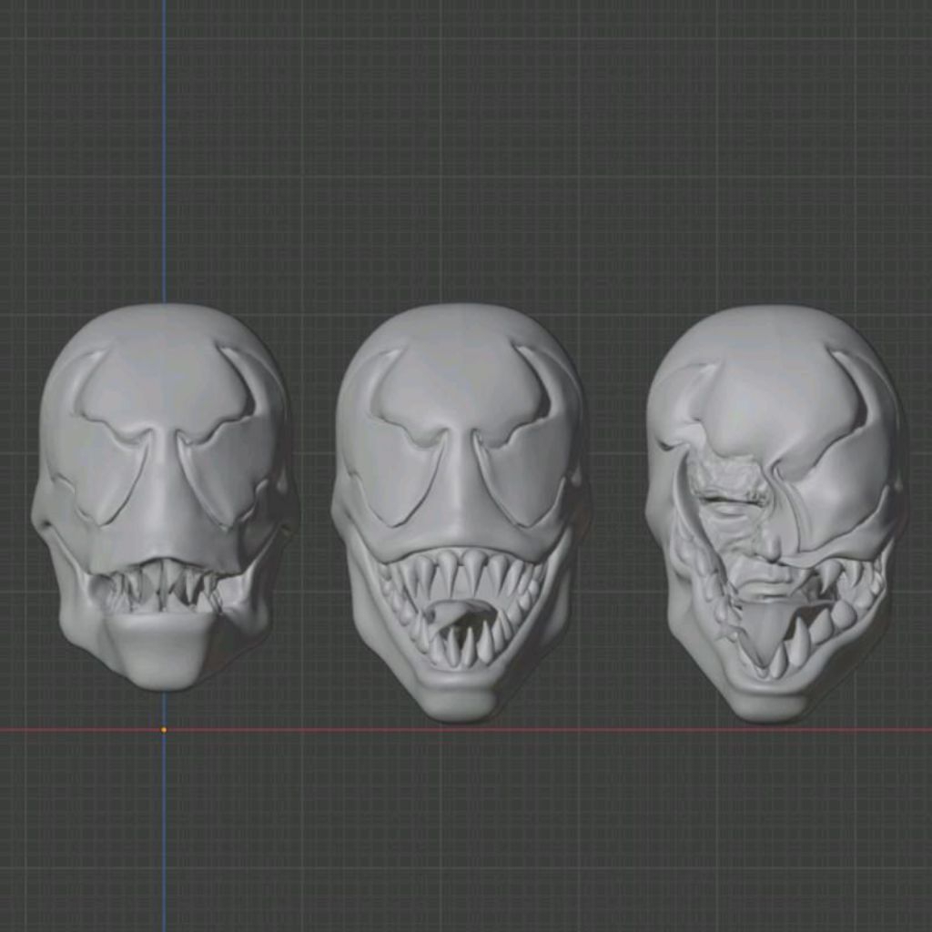 Headsculpt Head HS Venom Spiderman Mezco Mcfarlane Adam Muff Toys Notaman Shf NWToys Vtoys Romankey 