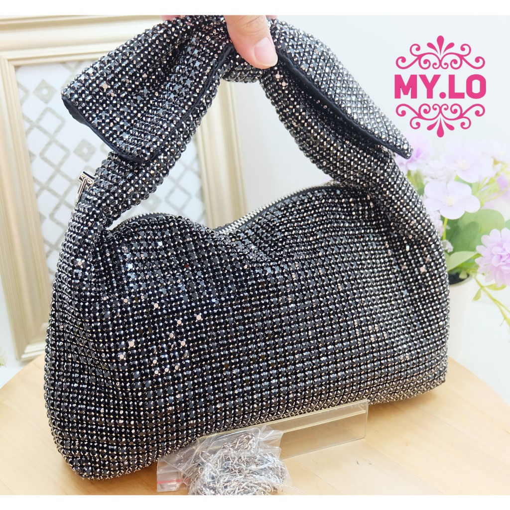 TAS PESTA WANITA BULAT CLUTCH KONDANGAN DOMPET SESERAHAN IMPORT TERBARU