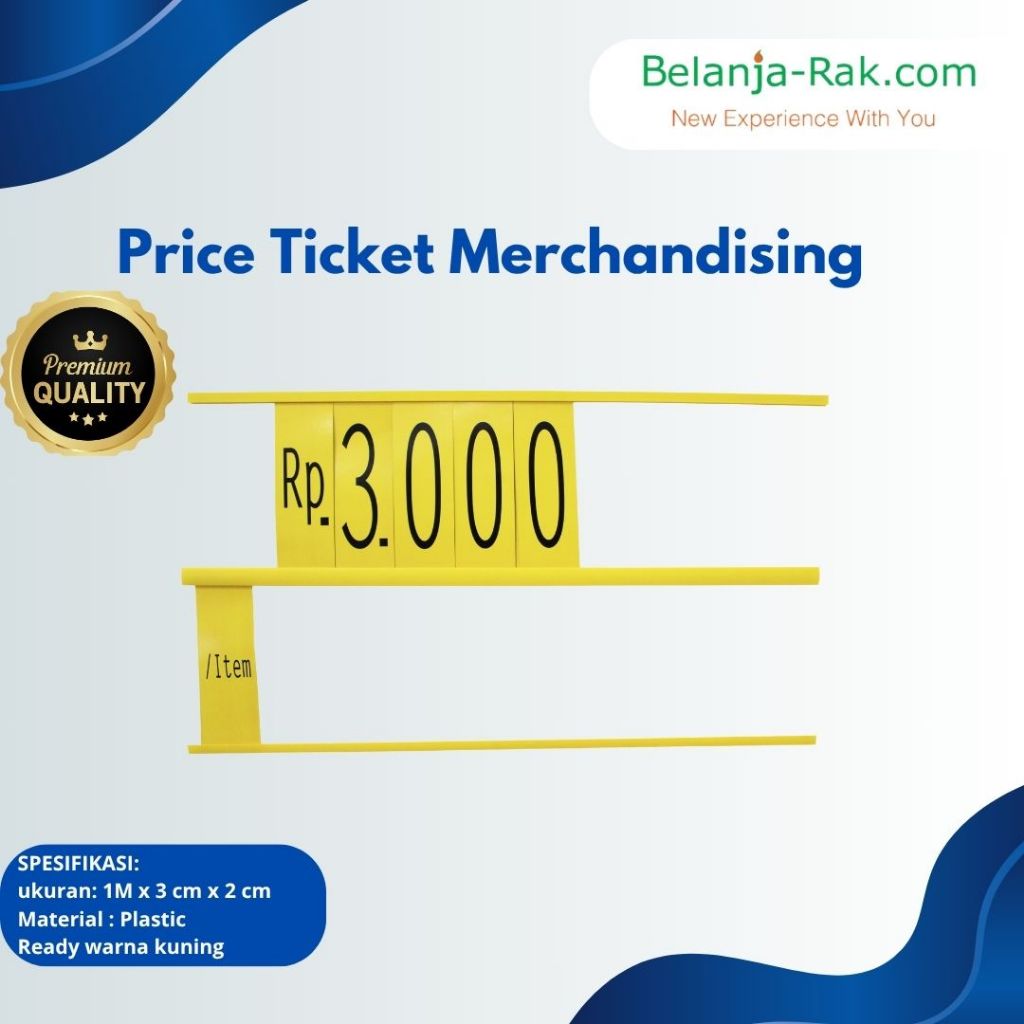 

Price Ticket Merchandising Promosi Toko
