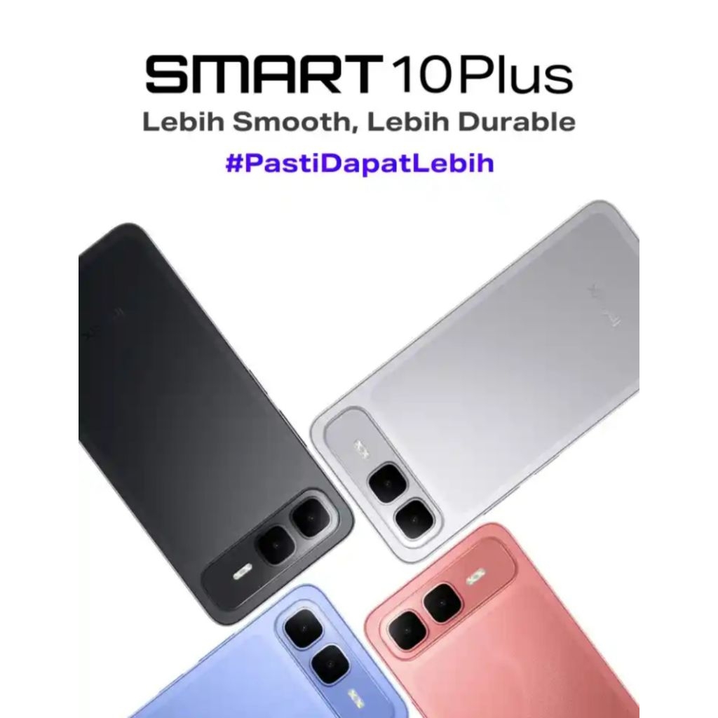 Infinix Smart 10 plus ram besar 8+8/128gb 1 jutaan