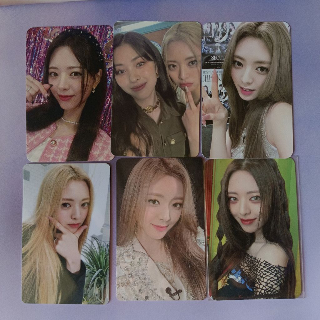 photocard yuna itzy aab kmd kill my doubt checkmate guess who bandina makestar jypshop mmt Soundwave