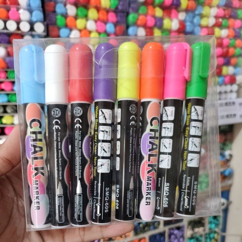 

1 set chalk marker