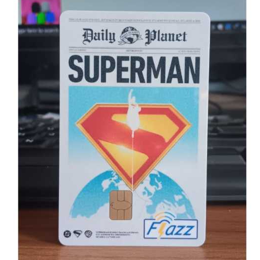 Flazz BCA Gen2 Original bukan custom edisi SUPERMAN TERBANG