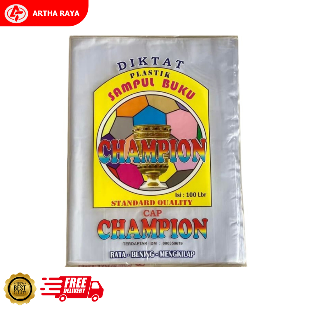 

Sampul Plastik Bening Champion Ukuran Diktat 1 pack