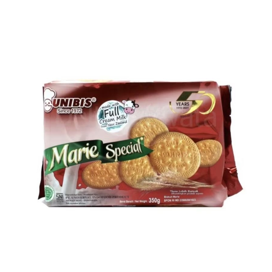 

Unibis Marie Susu Special (380 Gram) Biskuit Marie Susu Promo Cookies Food Snack Kering Cemilan Makanan Biscuit