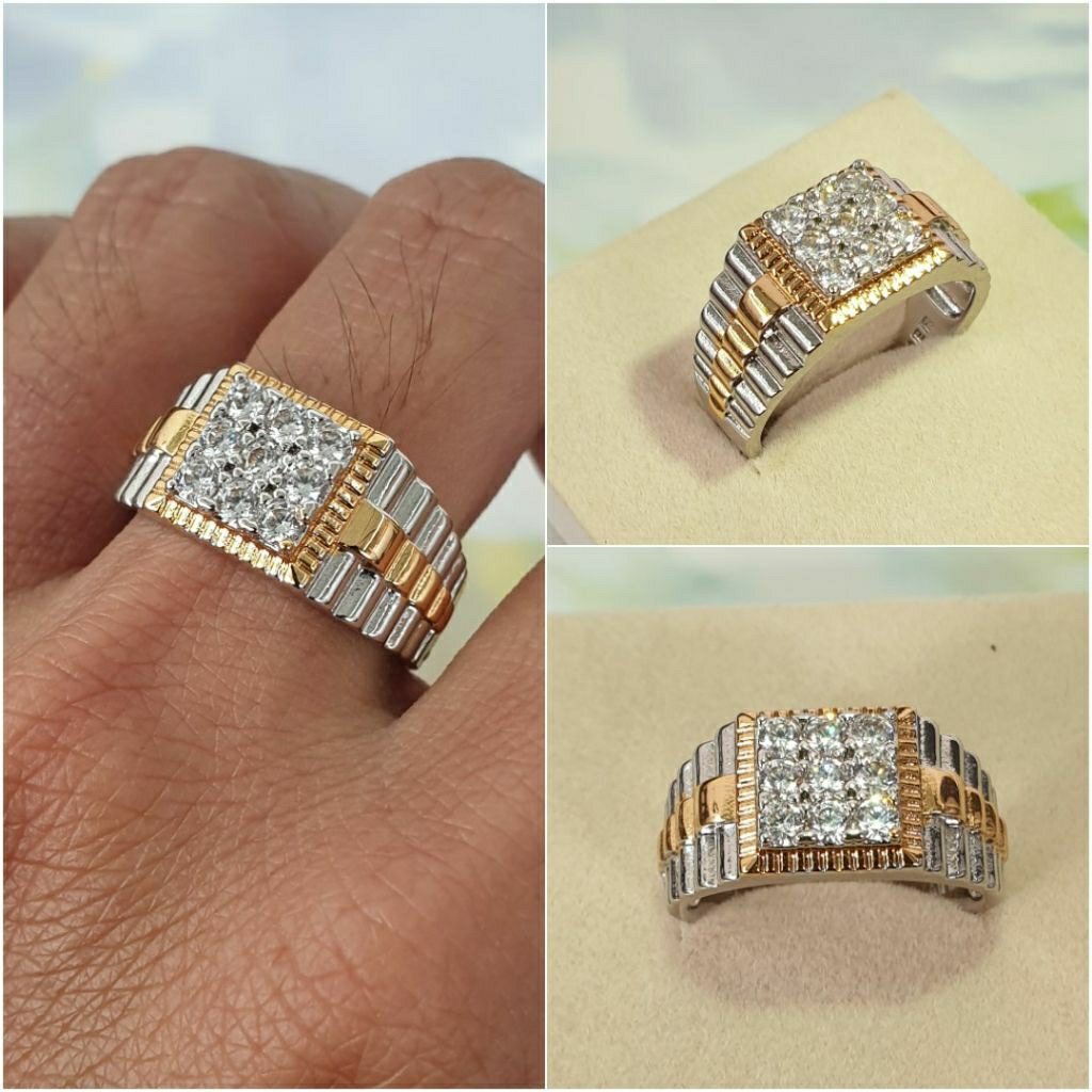 Cincin Rolex Pria Cincin Berlian Pria Cincin Swarovski Pria Cincin Perak Silver Pria Cincin Emas Pri