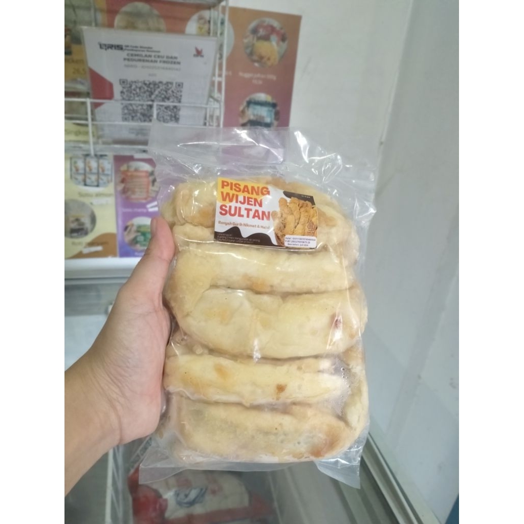 

Pisang Wijen Sultan siap goreng