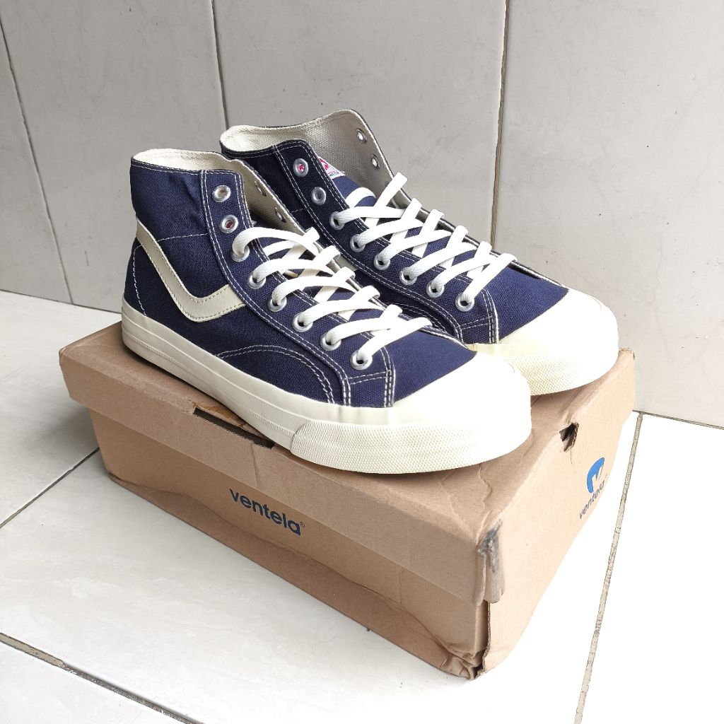 Sepatu Ventela Public High Navy Baru Bukan Second