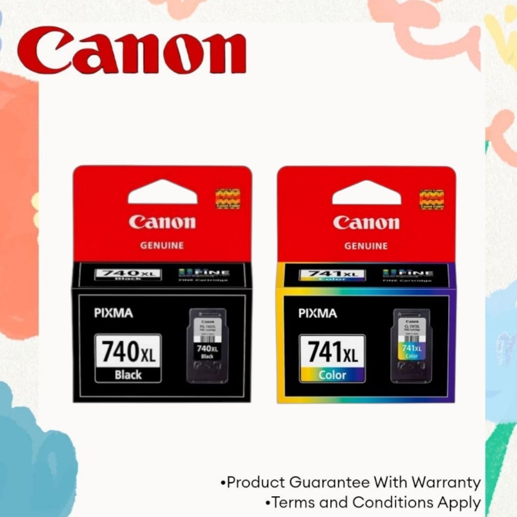 TINTA CANON 740XL BLACK & 741XL COLOR