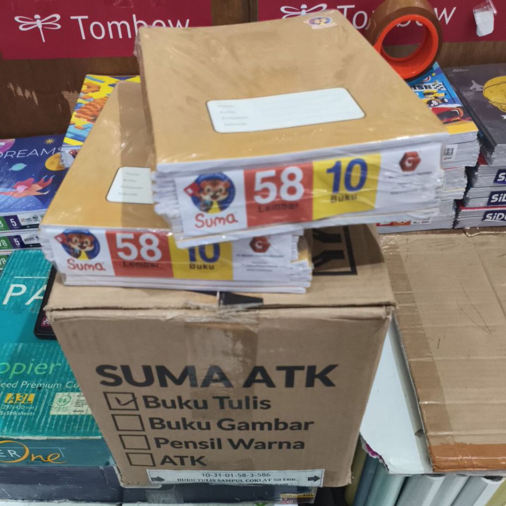 

BUKU TULIS SUMA CRAFT 58 10 pack (10buku) / dus
