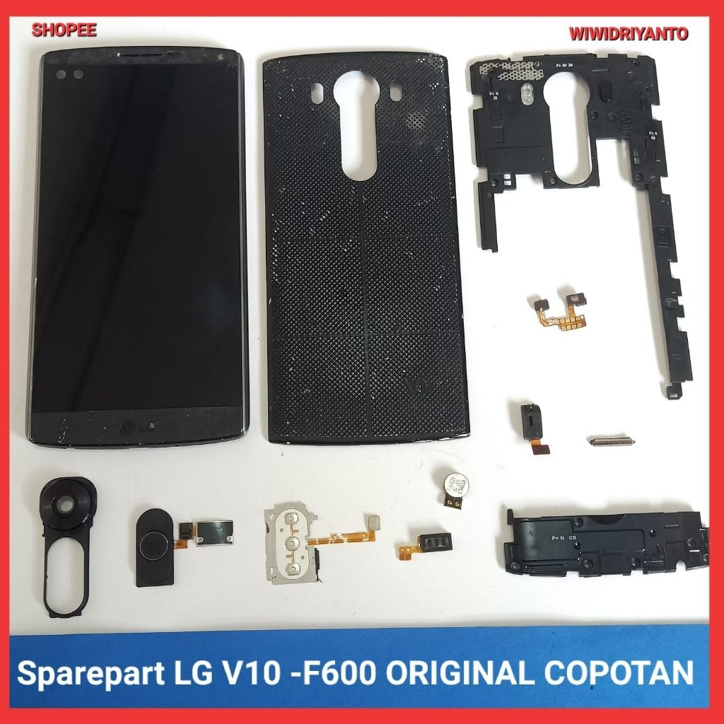 SPAREPART ORIGINAL CABUTAN LG V10 F600 SECOND NORMAL  SPEAKER ATAS  BUZZER SPEAKER BAWAH  VIBRATE  K