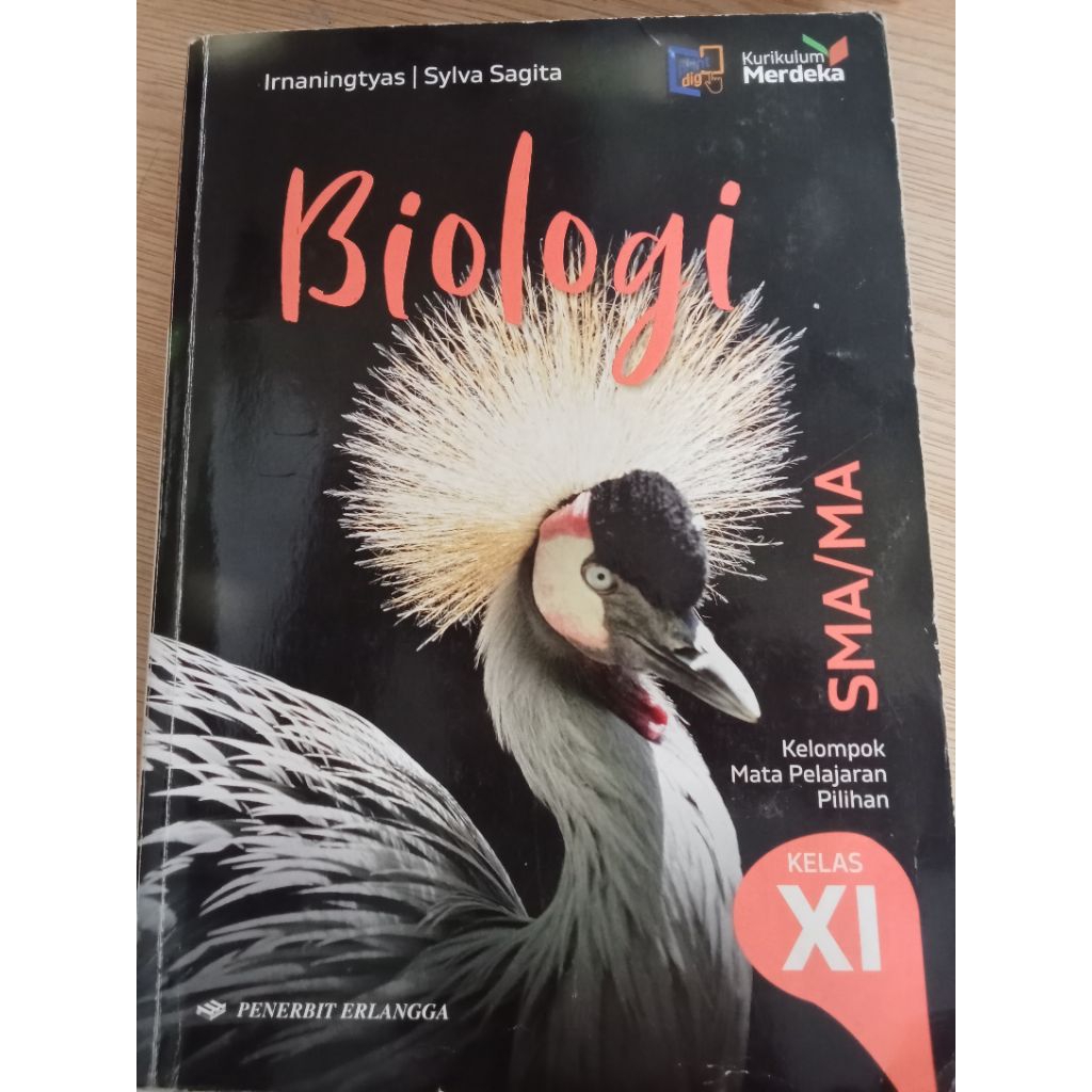PRELOVED BUKU BIOLOGI KELAS 11 SMA PENERBIT ERLANGGA KURIKULUM MERDEKA
