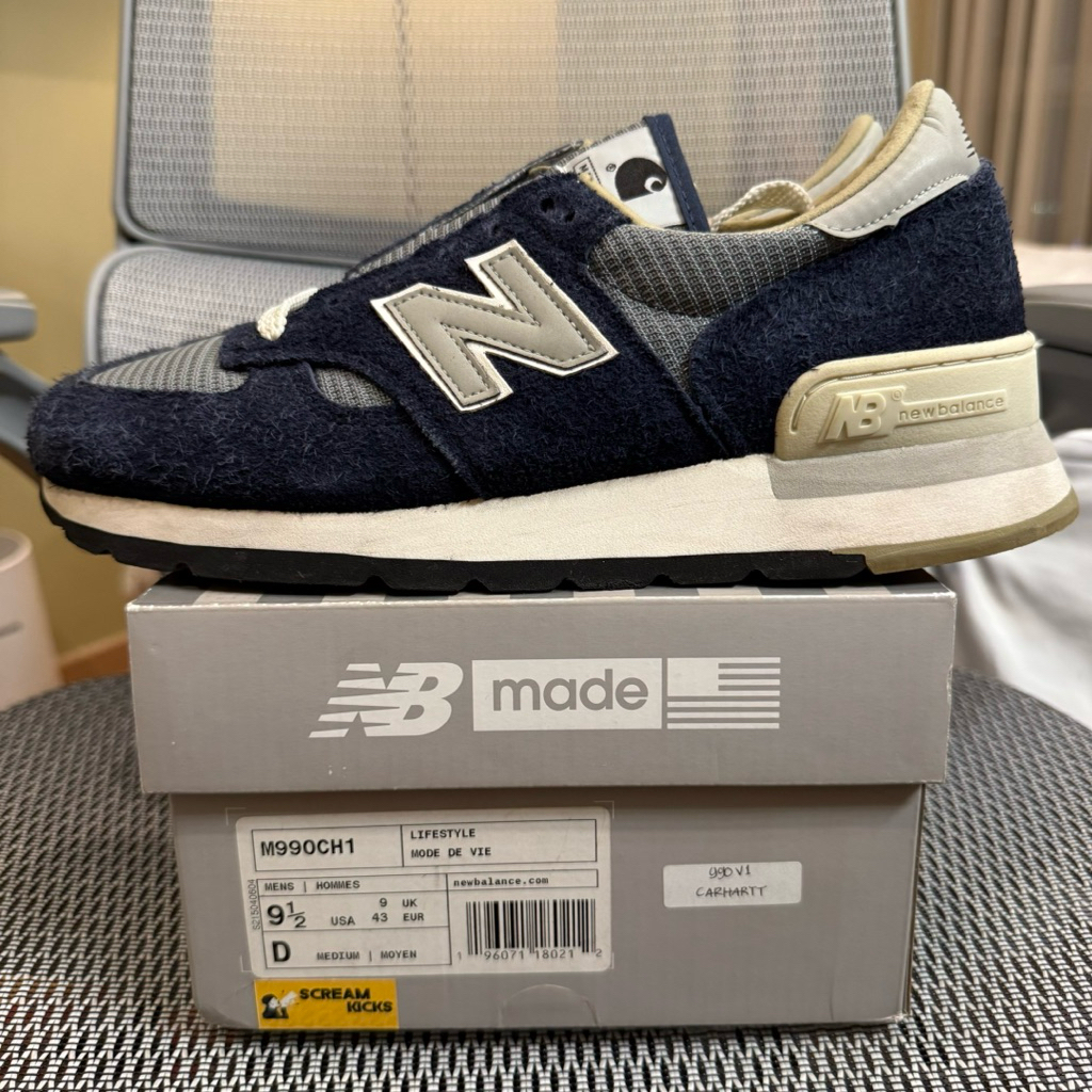 Preloved Sneakers New Balance 990V1 Carhartt SECOND ORIGINAL