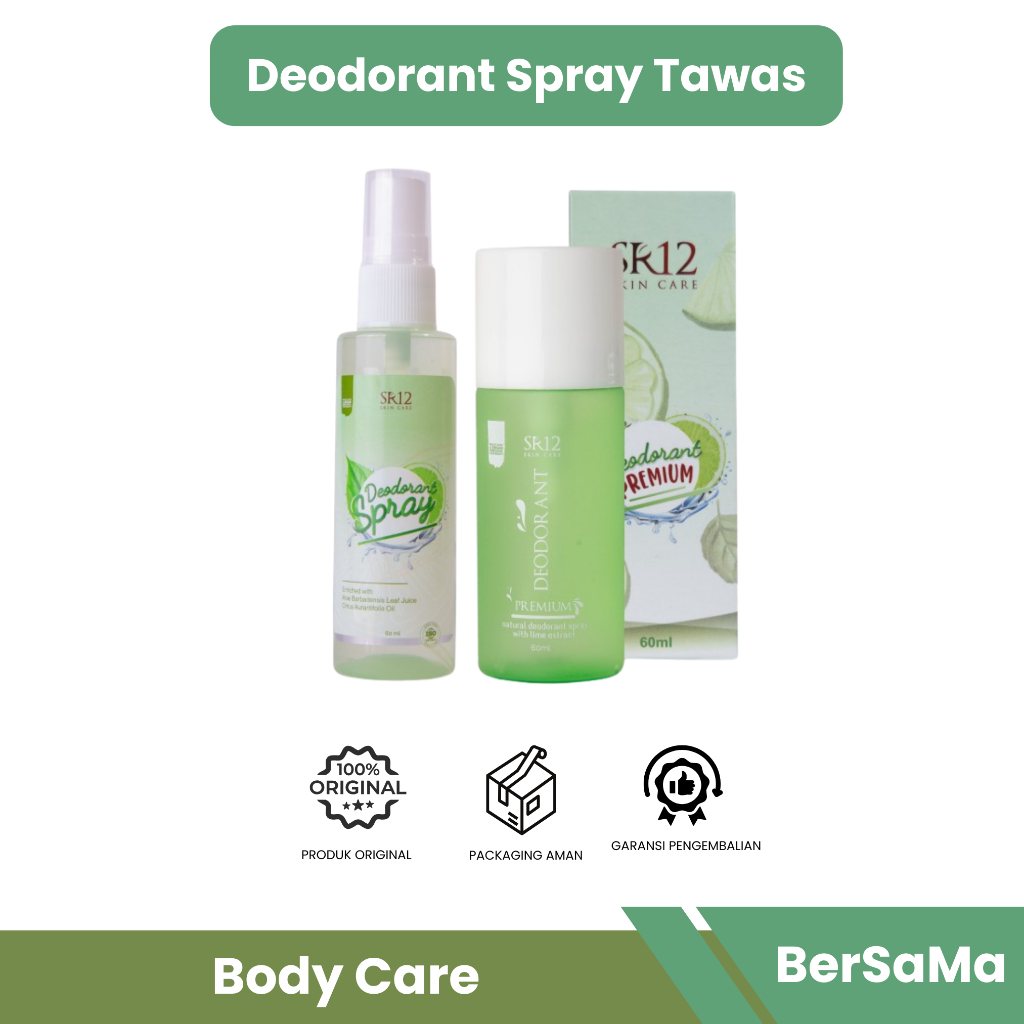 Deodorant Spray Tawas Original Mencerahkan Ketiak