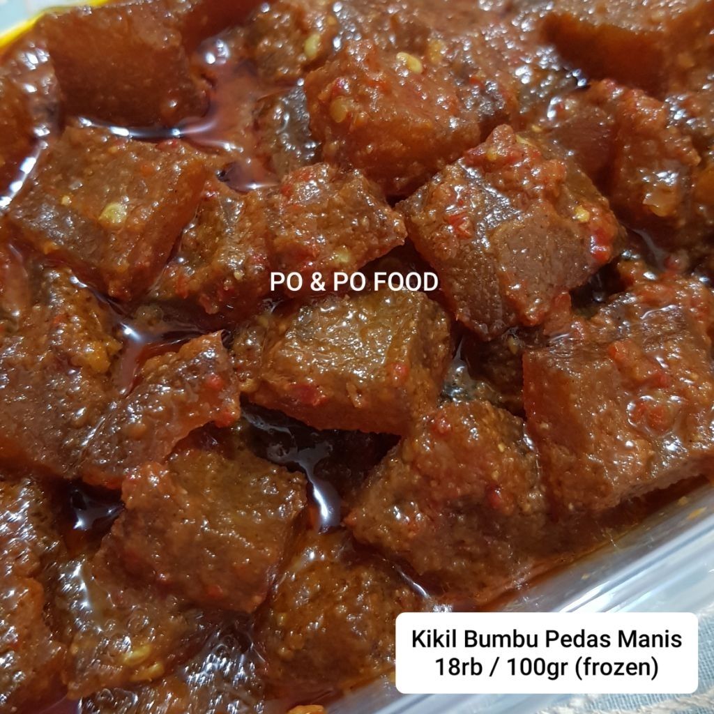 

Kikil Bumbu Pedas Manis 100gr Frozen Kemasan Kecil