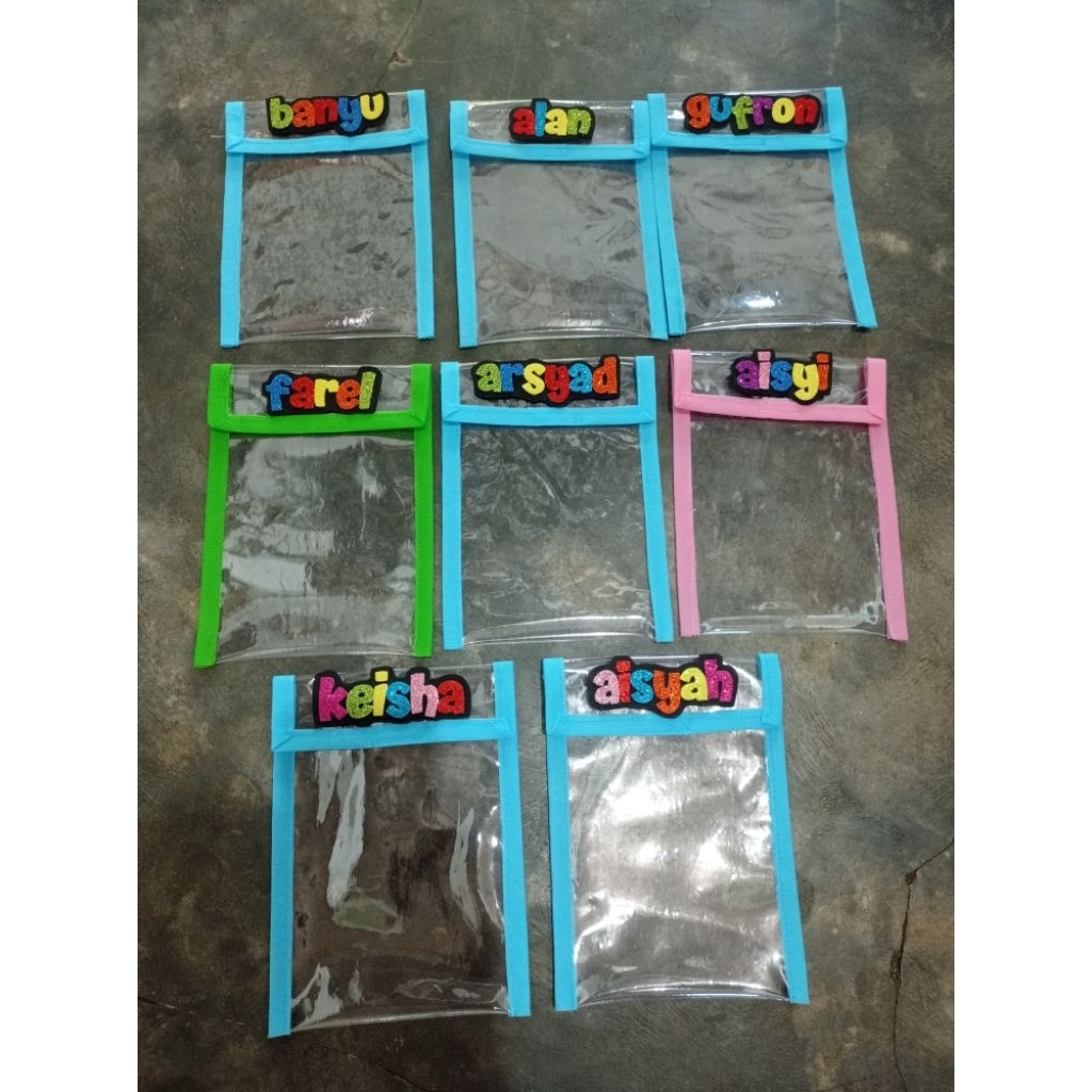 

Sampul buku tabungan nama/sampul mika tebal