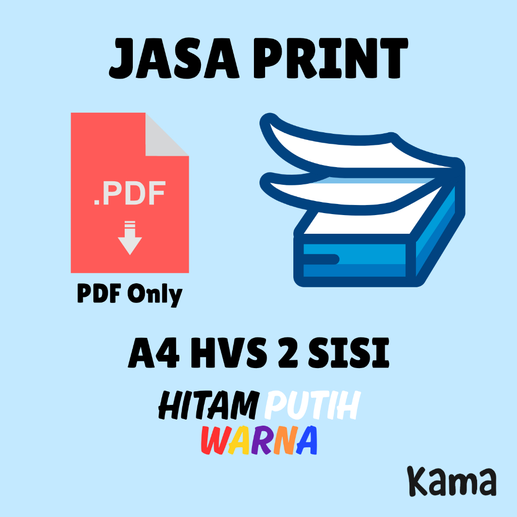 

Jasa Cetak Print Cepat Dokumen A4 (2 Sisi)