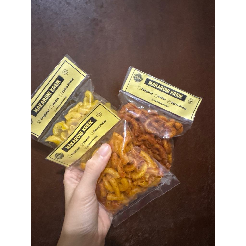 

Makaroni Kriuk Asin Pedas Makroni