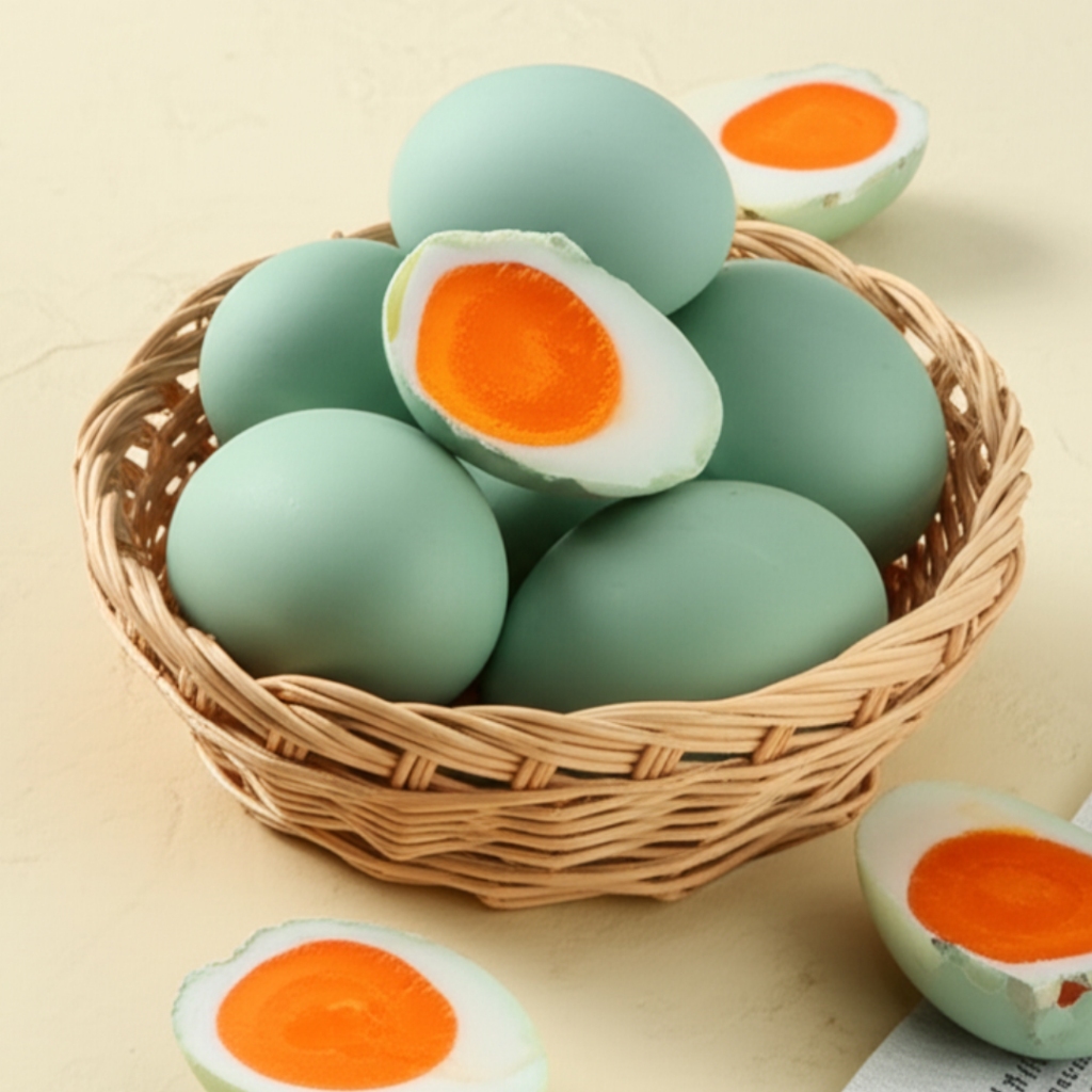 

Telur Asin Asli Masir Original ISI 8 Size Regular Khas Jawa Timur Lamongan (Telor Asin Banyumili)