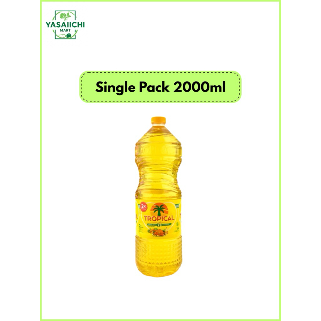 

Tropical minyak goreng 2L Kemasan Botol