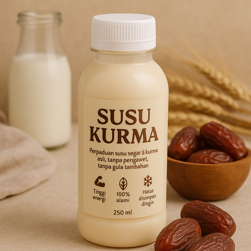 

Susu Kurma Fresh Homemade – Tanpa Gula Tambahan, Siap Minum