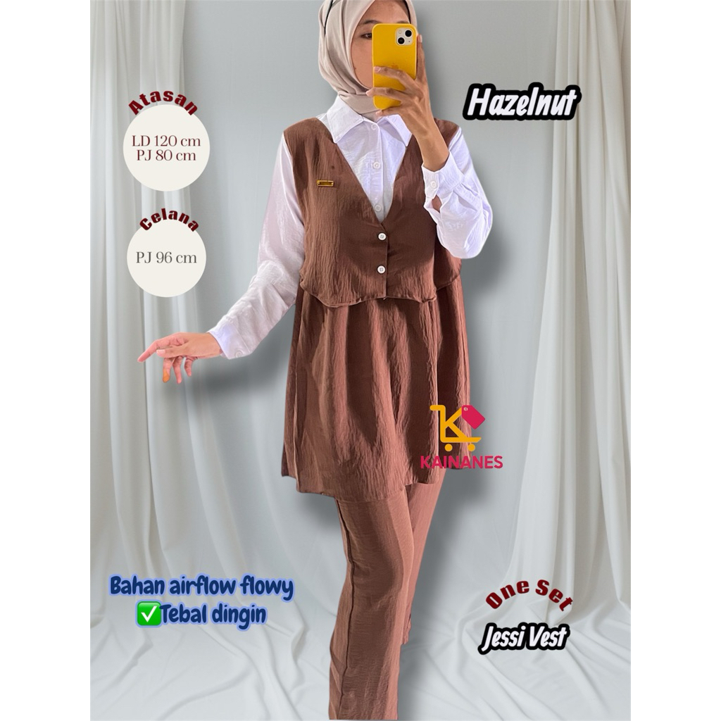 setelan celana panjang setcel blouse by hi rembulan setcel lengan panjang set celana tunik SETCEL JA