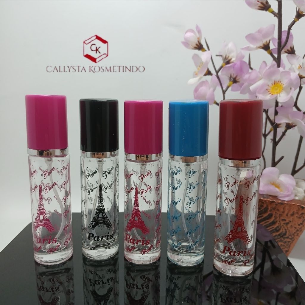 [PERLUSIN] BOTOL PARFUM KOSONG HM DRAT 15 ML MOTIF PARIS WARNA UNTUK MINYAK WANGI
