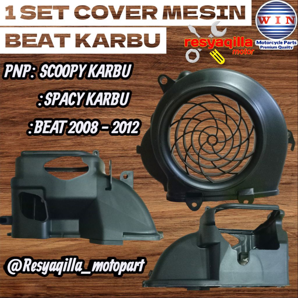 COVER MESIN SET BEAT KARBU II KONDOM MESIN BEAT KARBU II TUTUP KIPAS BEAT