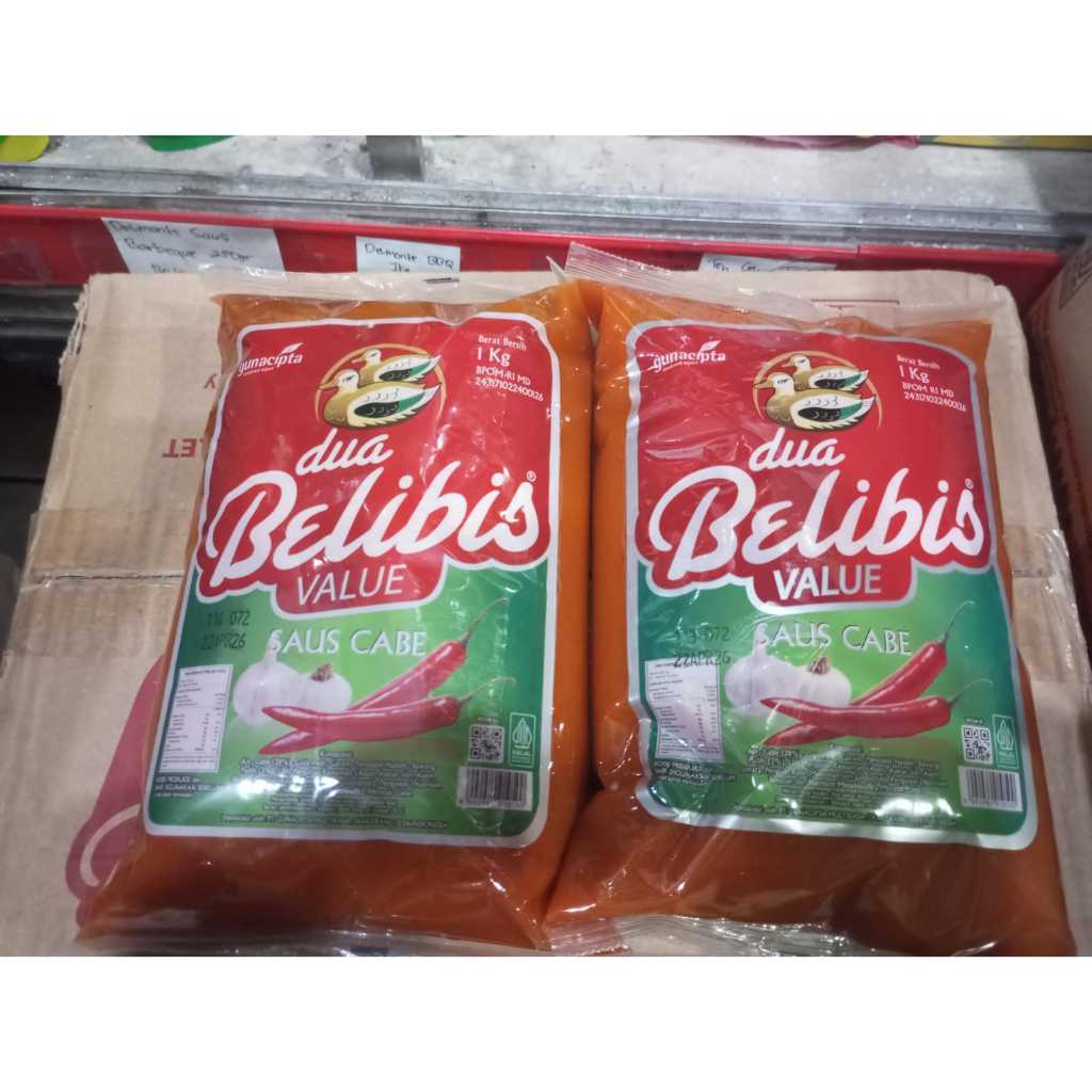 

Dua Belibis Value Saos Cabe 1 Kg Saus Belibis Bantal 1 Kg