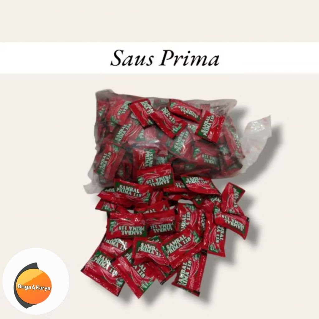

Saus sambal prima merah isi 200 pcs