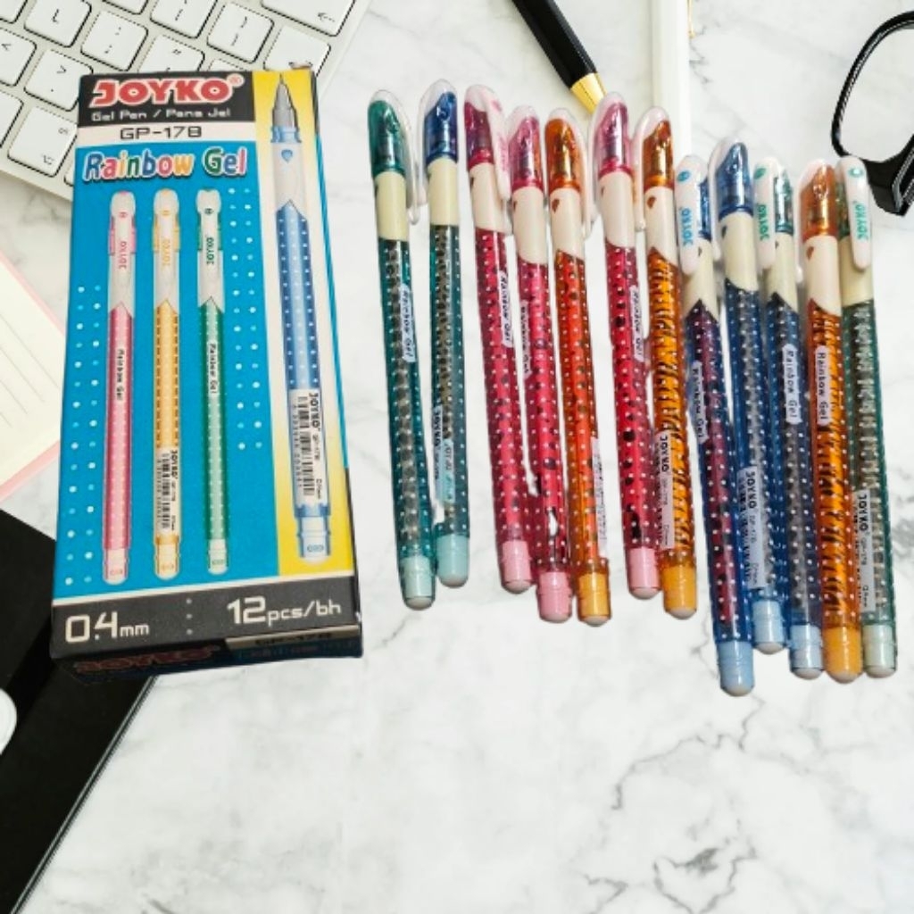 

Gel pen Rainbow Gel GP - 178 original (12 pis)