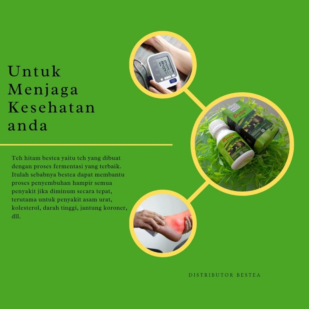 

Bestea teh hitam 80gr membantu menurunkan hipertensi,kolestrol