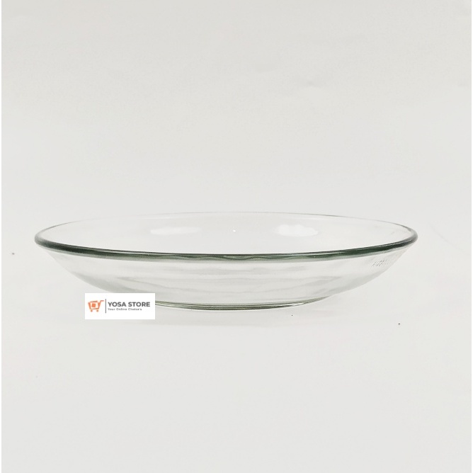 Tatakan Lepek Gelas Cangkir Polos Bening KIG Kedaung 1 Pcs