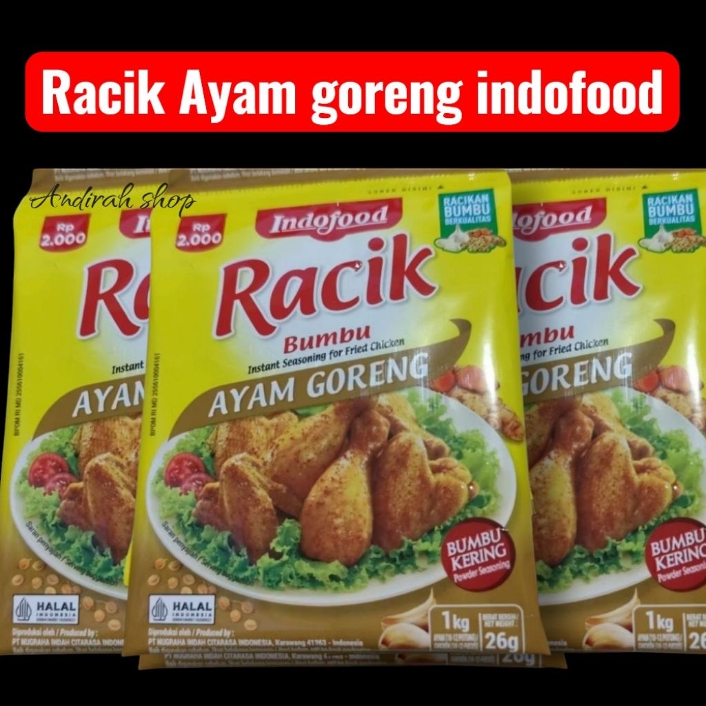 

Bumbu Racik Ayam goreng 26gr @sachet