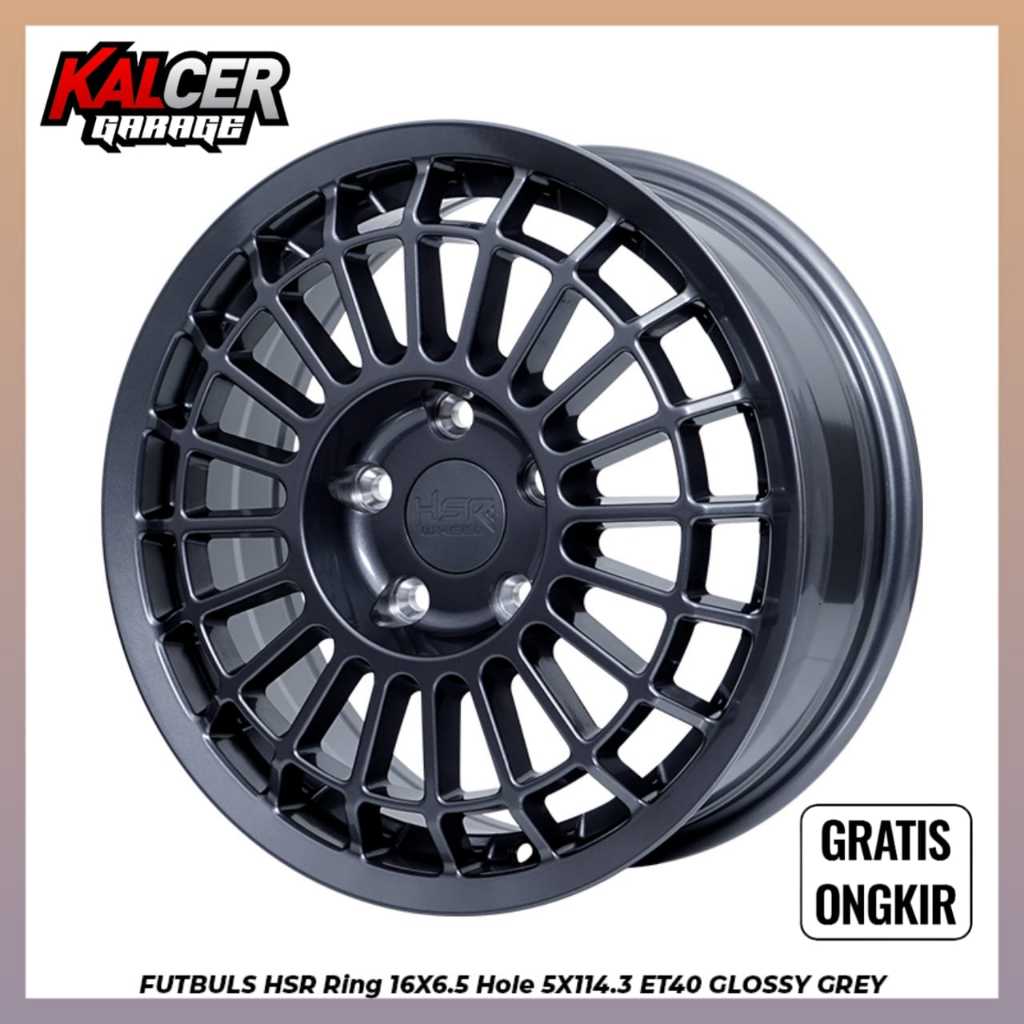Promo Velg Hsr ring 16 Pcd 5x114,3 Hsr Futbuls Untuk Mobil Terios, Ertiga, Crv