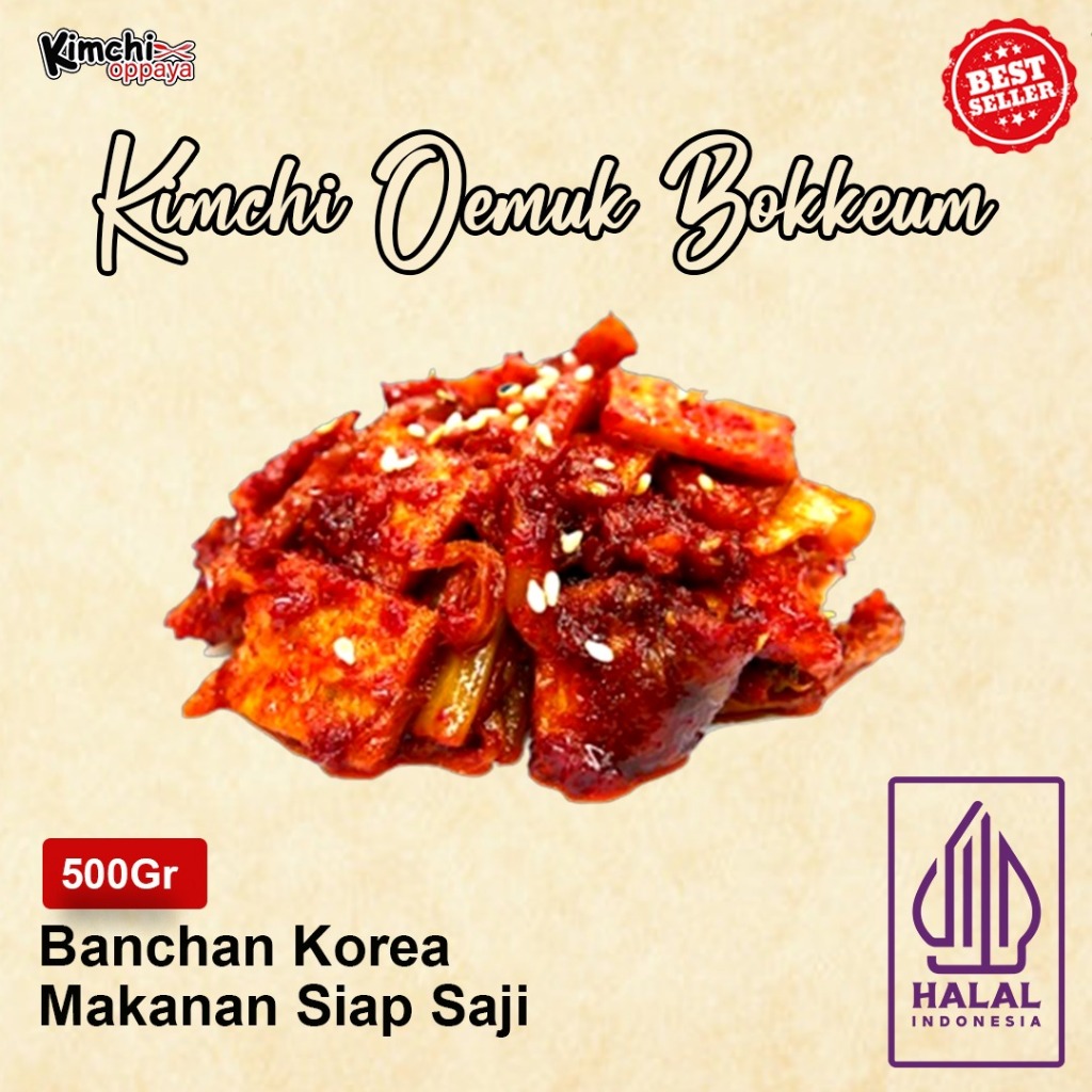 

Kimchi Odeng Bokkeum/김치오뎅 볶음/Kimchi & Odeng Banchan 500Gr