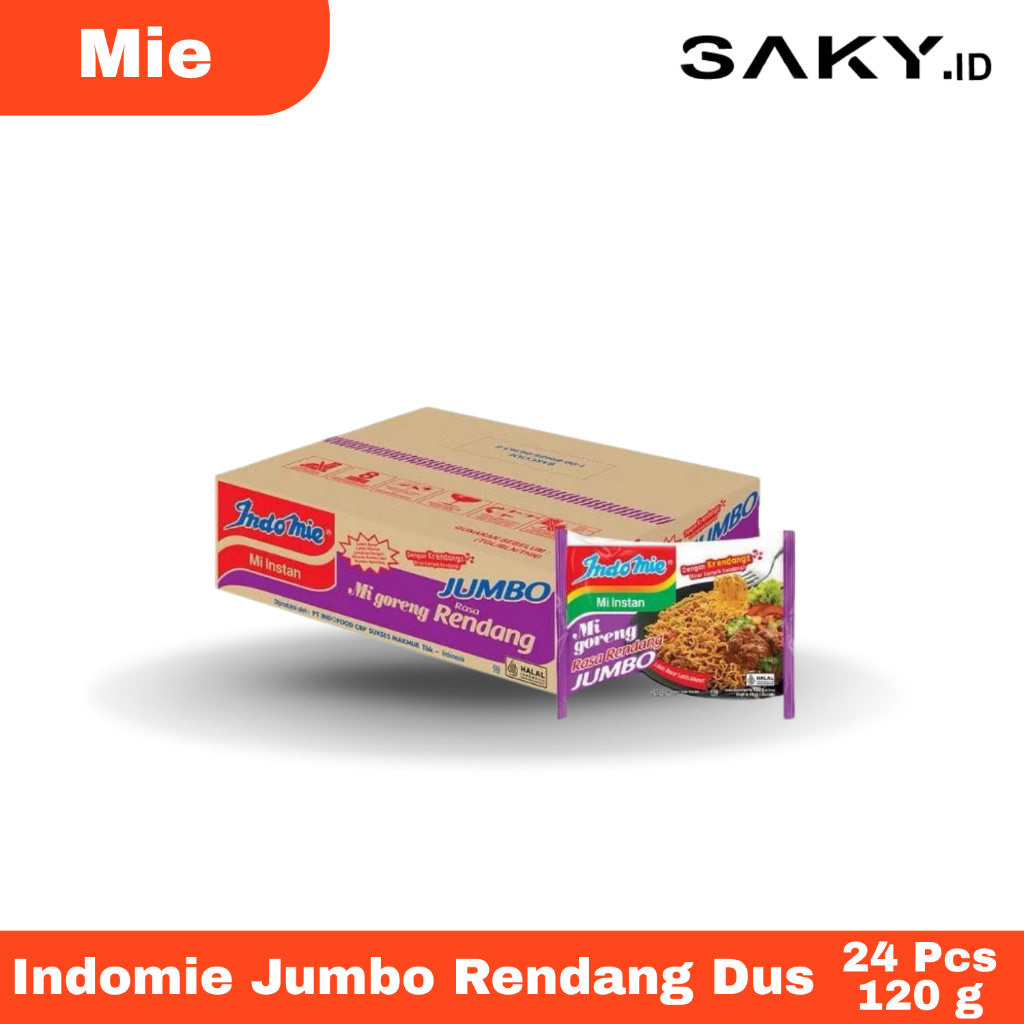 

Indomie Jumbo Goreng Rendang Dus Isi 24 Pcs