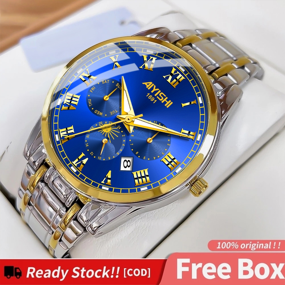 Jam Tangan Pria Jam Tangan Fashion Terlaris Terjamin Mewah Top Desain Simple Viral Kekinian Stylish