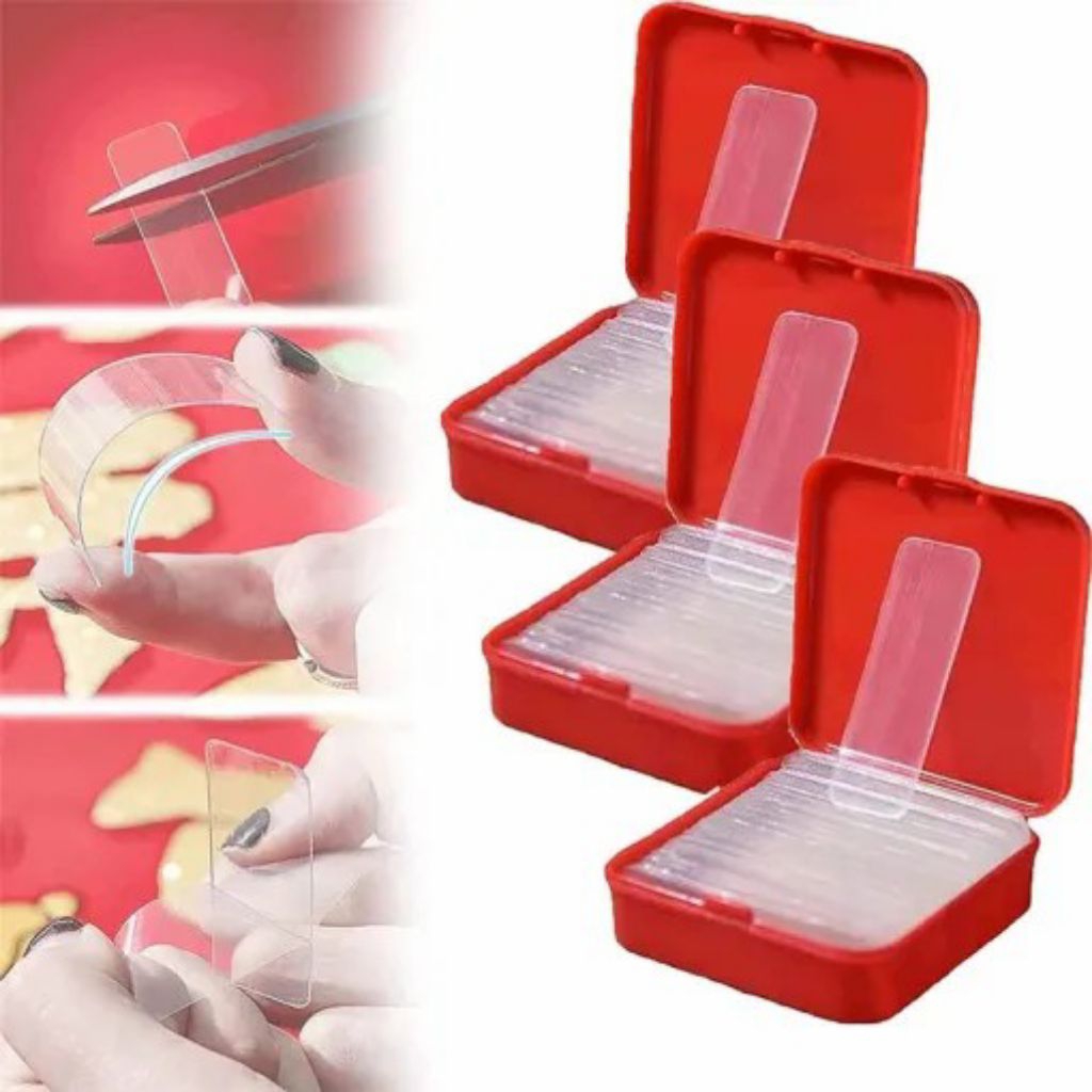 

Musatoys Stiker Nano Double Tape Akrilik Mini Perekat 2 sisi Box Kotak isi 60