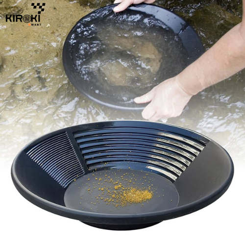 Gold Pan Peralatan Tambang Emas & Alat Dulang Emas 38CM