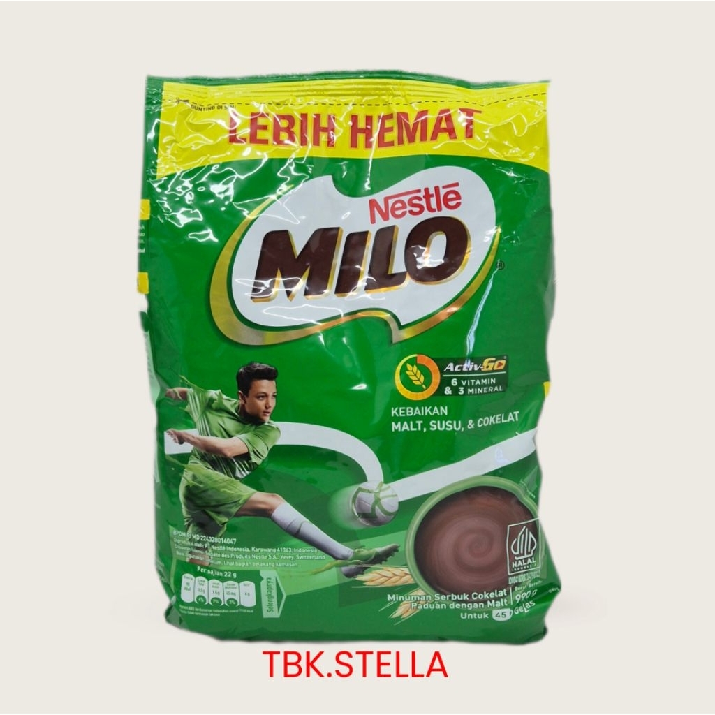 

MINUMAN BUBUK MILO ACTIV GO 990 GR NESTLE