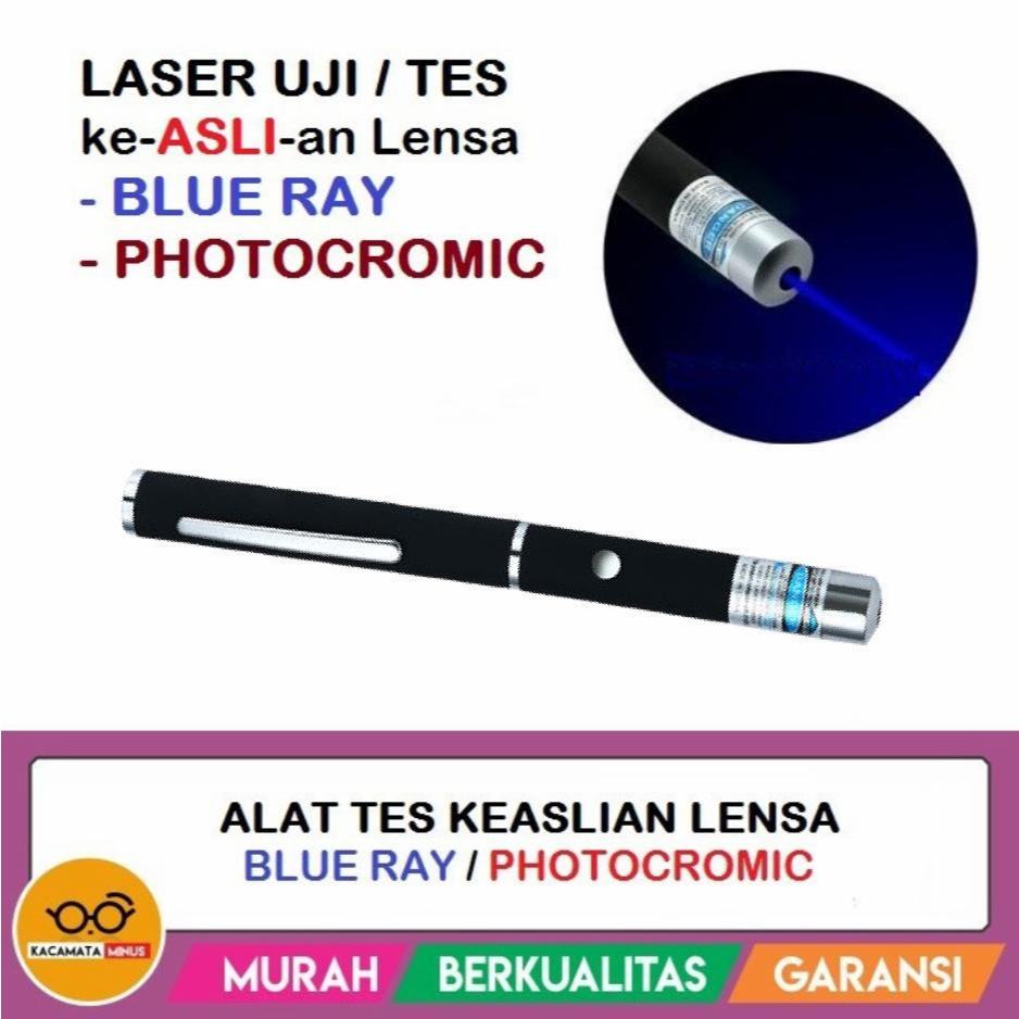 Laser Blue Light Pen test blueray dan photocromic Laser UV Aksesoris Kacamata  medan