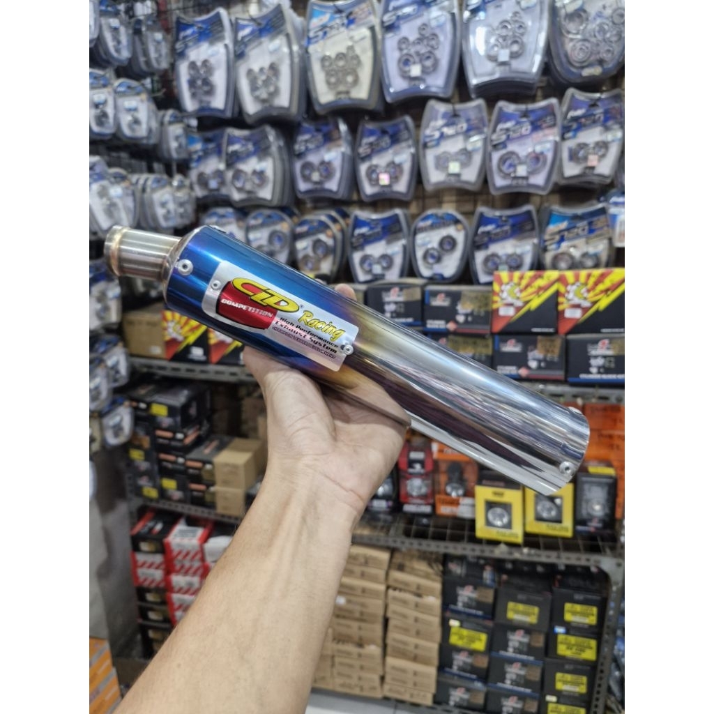SILENCER SELINCER KNALPOT NINJA 150 R RR 2T CLD WRX STENLIS knalpot snalpot racing original asli ori