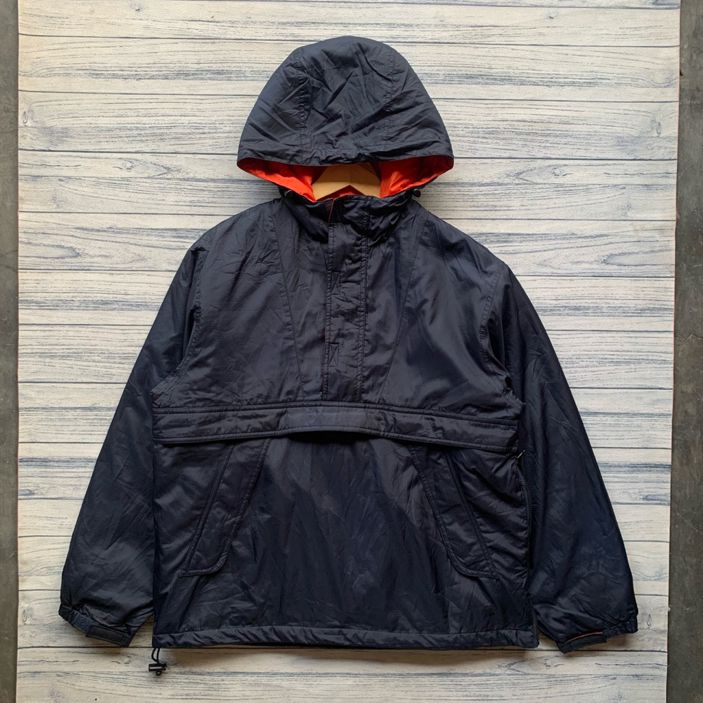 cagoule anorak uniqlo navy
