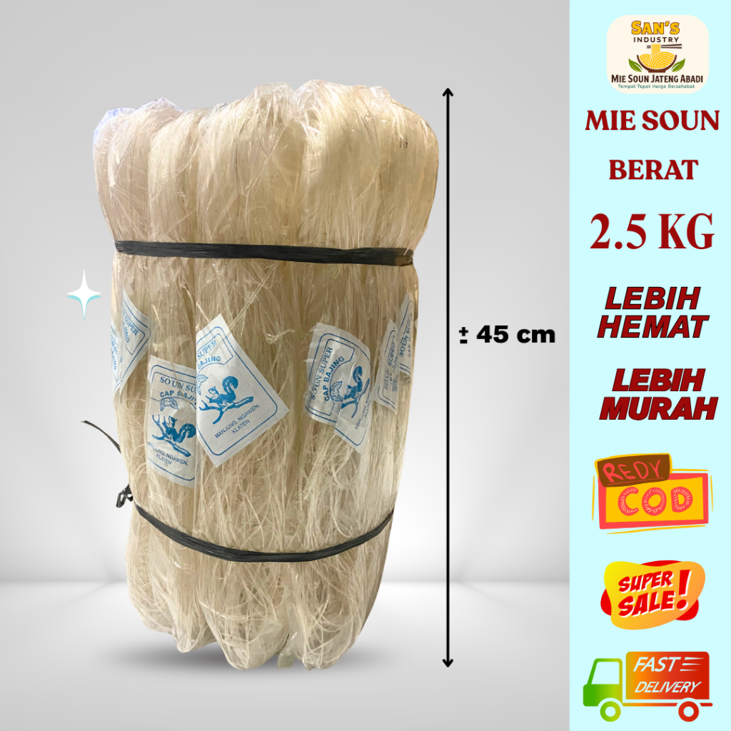 

Mie Soun Mi Soon Isi 20pcs Berat ±2.5kg – Kualitas Terbaik Harga Hemat