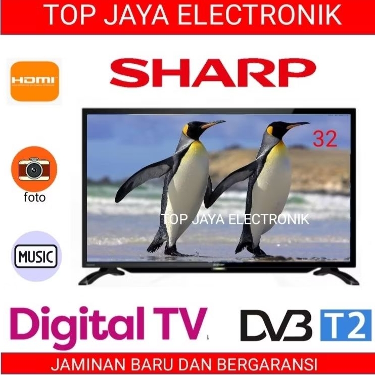 LED TV SHARP 32 INCH DIGITAL TV/ SHARP LED TV 32INCH DIGITAL TV JAMINAN BARU DAN BERGARANSI RESMI