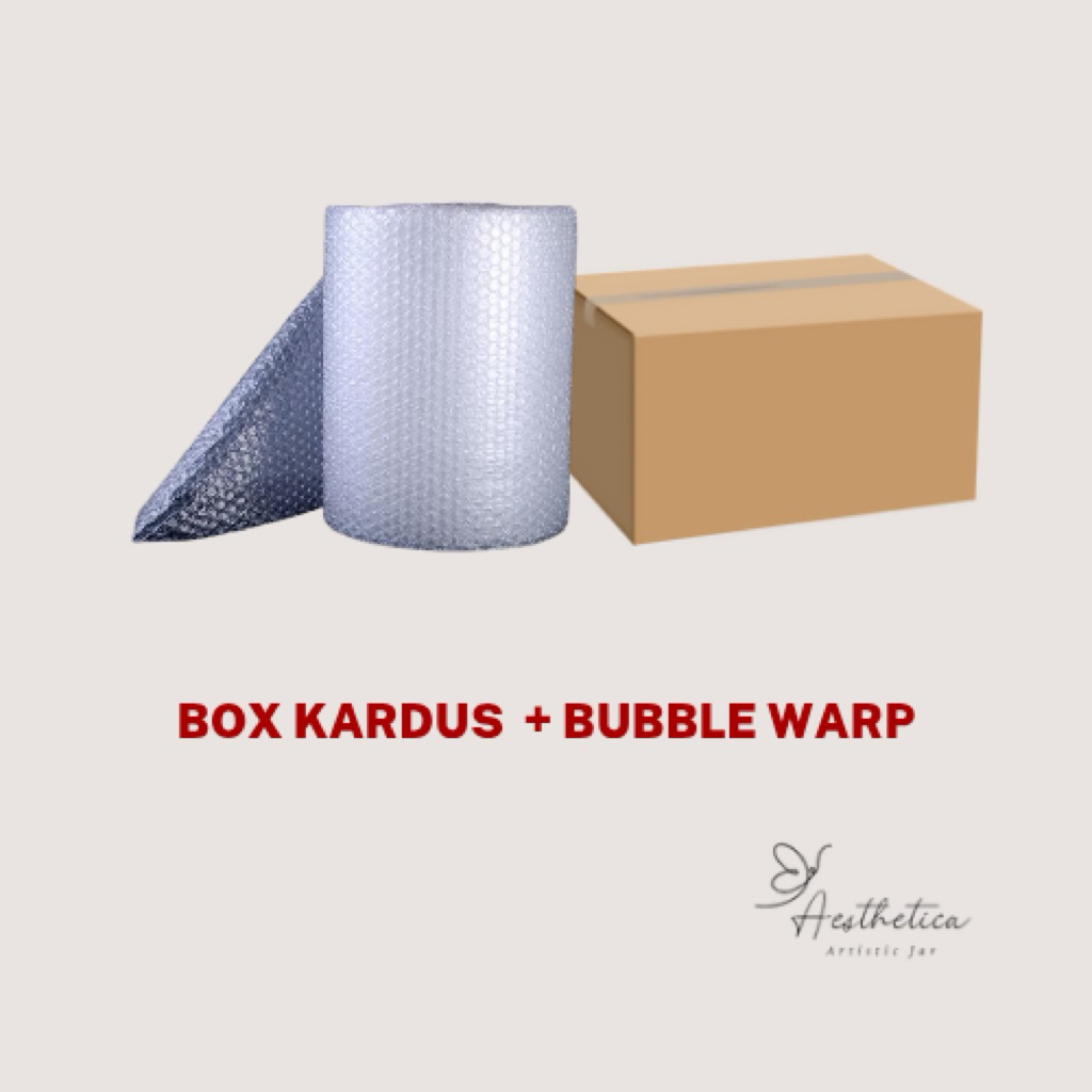

Box kardus packing + Bubble Warp